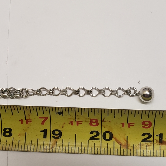 Unique White Enamel Le Fleur Shield Pendant Necklace - Picture 7 of 8